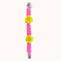 🌸 Collare Paracord “Sunny Flower” Rosa & Giallo