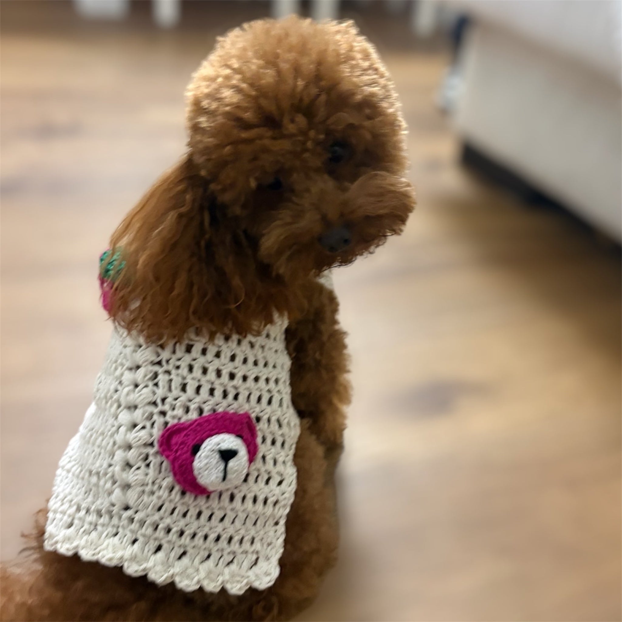 Maglioncino artigianale all’uncinetto su misura in cotone e cashmere🪡🧵